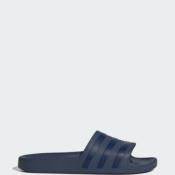 Adidas Men's Navy Slide Sandals - Picture 1 of 6